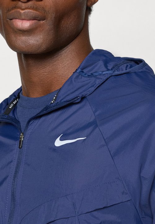 Nike STRIDE JACKET - Windbreaker - midnight navy/reflective silver-coloured — photo 6