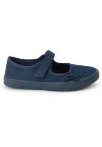 Next - EMBROIDERED PLIMSOLLS - Ballerina's met enkelbandjes - navy blue Miniatuurafbeelding 1