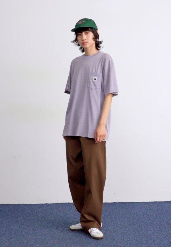 BRODINA - Print T-shirt - hortensia indigo overdyed2