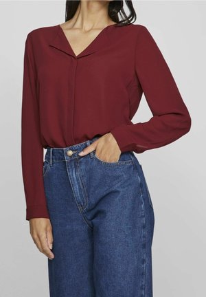 Bluse - dark red