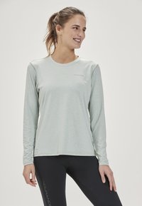 Endurance Funktions Maje Melange - Langarmshirt - blue haze
