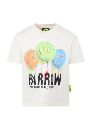 MANICA CORTA - T-shirt con stampa - ivory