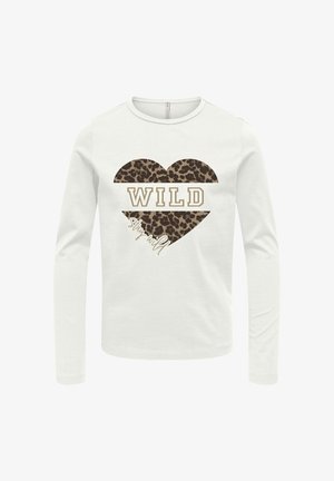 ONLY GIRLS, TOP KOGSCARLETT TOP - Longsleeve - cloud dancer