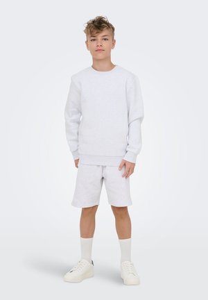 ONLY & SONS junior, OSJCERES SHORTS SWT NOOS - Jogginghose - super light grey melange