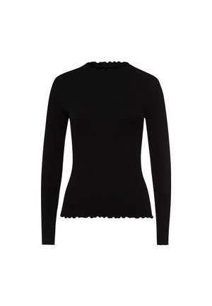 FLEUR - Long sleeved top - schwarz