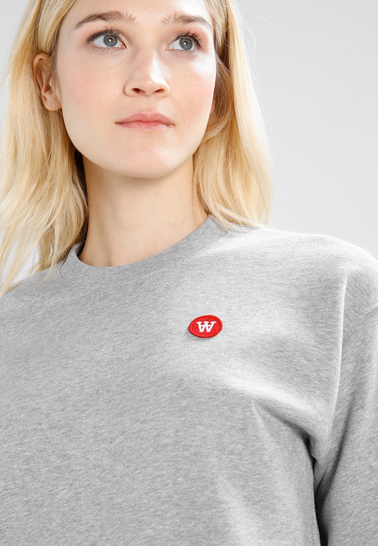 Wood Wood JESS - Sweatshirt - grey melange/grey - Zalando.de