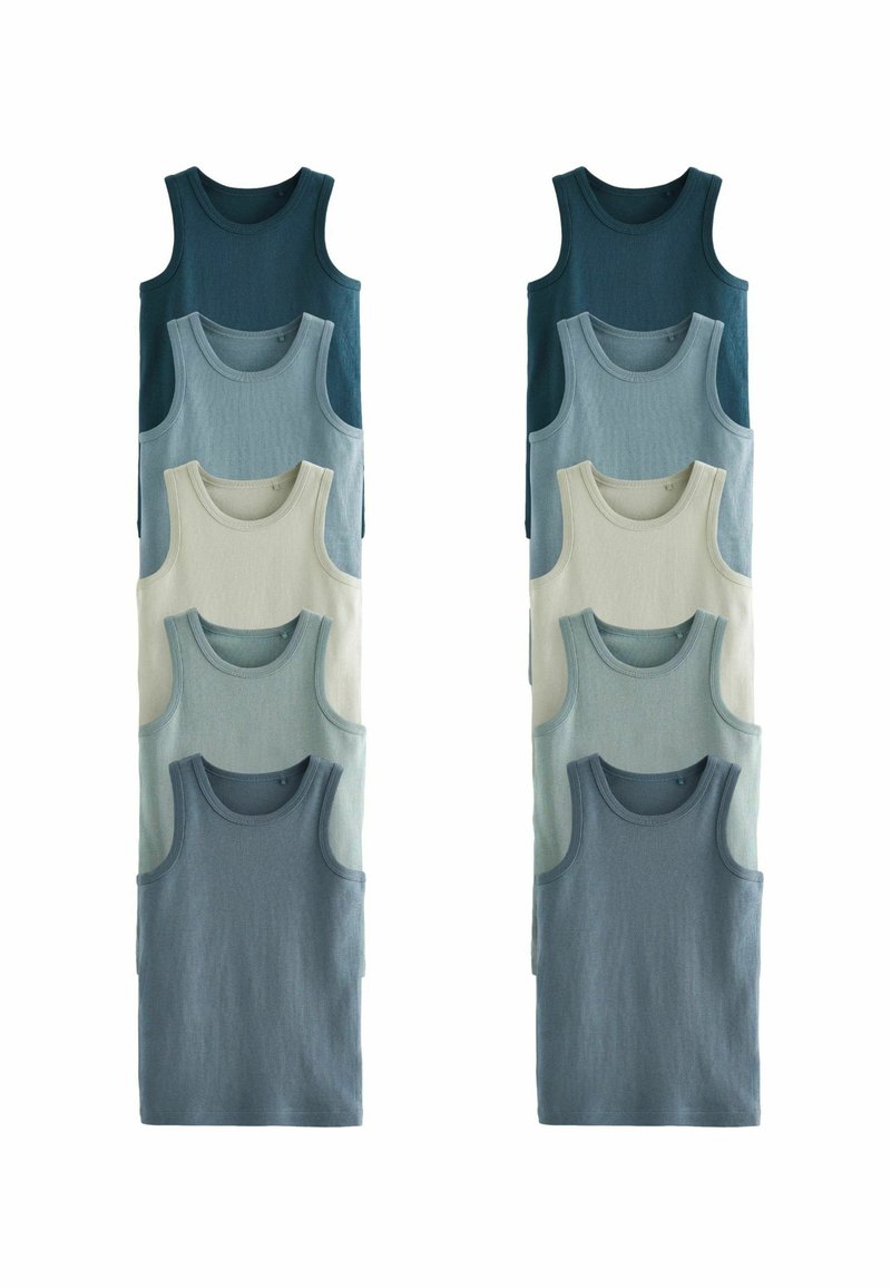 Next 10 PACK  REGULAR FIT - Spodné tričko - tonal blue
