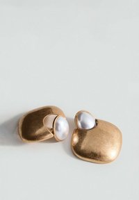 Mango COMBINED PEARL - Náušnice - gold-coloured