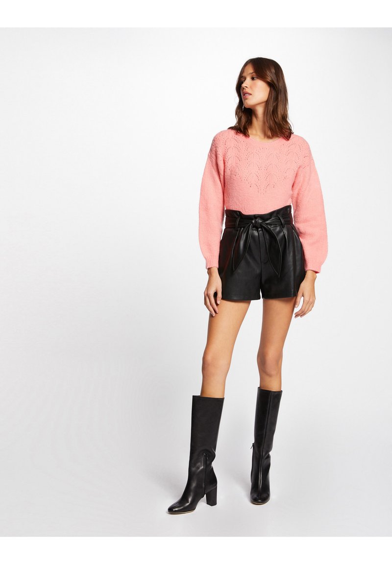 Damen Strickjacken | Morgan PUFF LONG SLEEVES Strickpullover coral/koralle - DW02726 Damen Strickjacken | Morgan PUFF LONG SLEEVES Strickpullover coral/koralle - DW02726