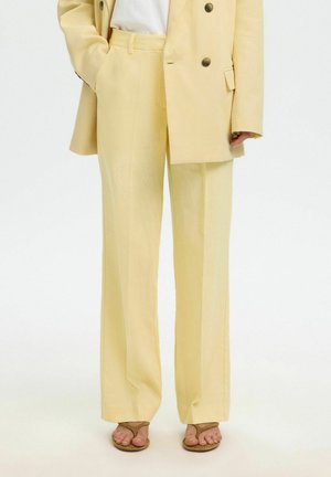 Selected Pantalon classique - italian straw