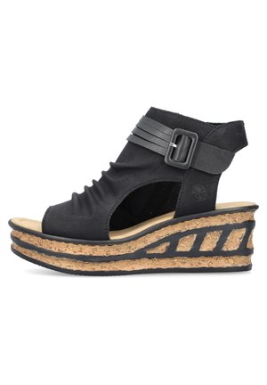 Rieker Keilsandalette - noir