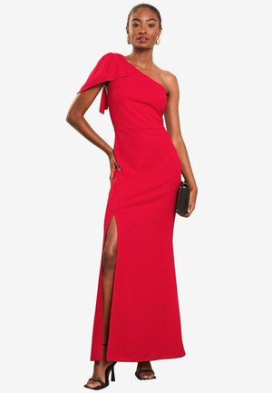 Lipsy REGULAR FIT - ONE SHOULDER DETAIL - Juhlamekko - red