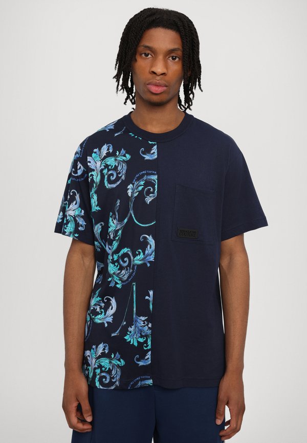 BAROCCO OUTLINE - Print T-shirt - blu3