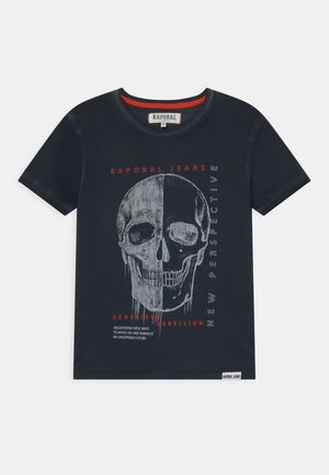 SIGNATURE SKULL - Print T-shirt - navy