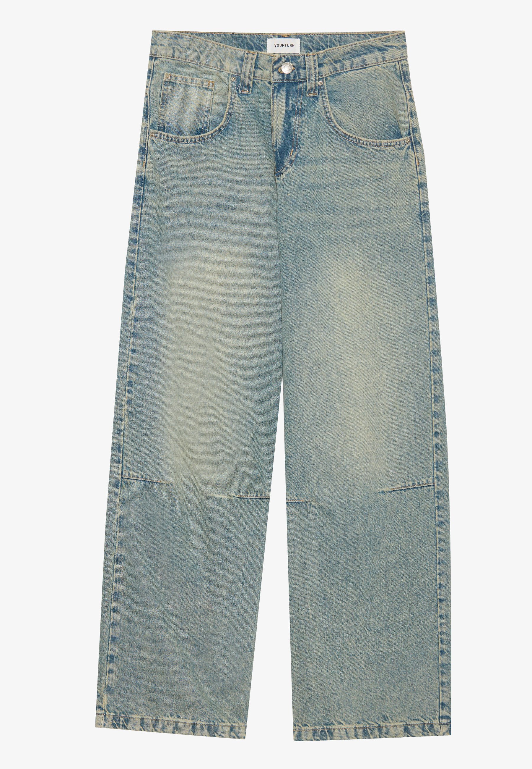 YOURTURN UNISEX - Baggy Jeans - dark blue denim/dark-blue