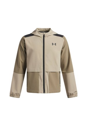 LONG-SLEEVES UA B UNSTOPPABLE WVN - Viegla jaka - city khaki