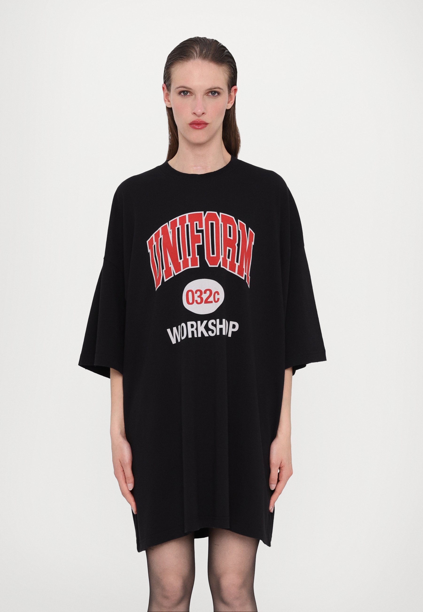 032c LUCKY STRIKE OVERSIZED - T-shirt con stampa - black