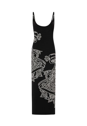 WOMENS ICE GEISHA KNITTED MAXI - Strickkleid - black