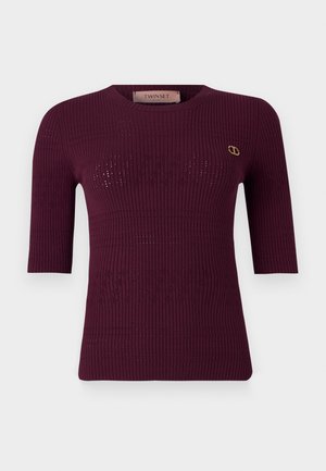TWINSET KNITTED - Džemperis - wine tasting