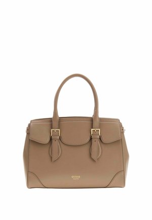 Guess, GUESS SAC BANDOULIÈRE DIANA MAXI SATCHEL ATAUPE - Sac à main - ataupe ata