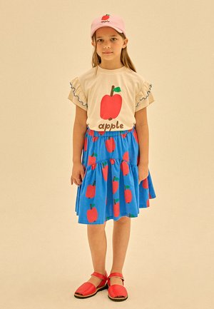 JELLY MALLOW APPLE FRIL - T-shirt estampada - ivory