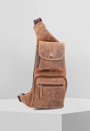 Cross body bag - brown