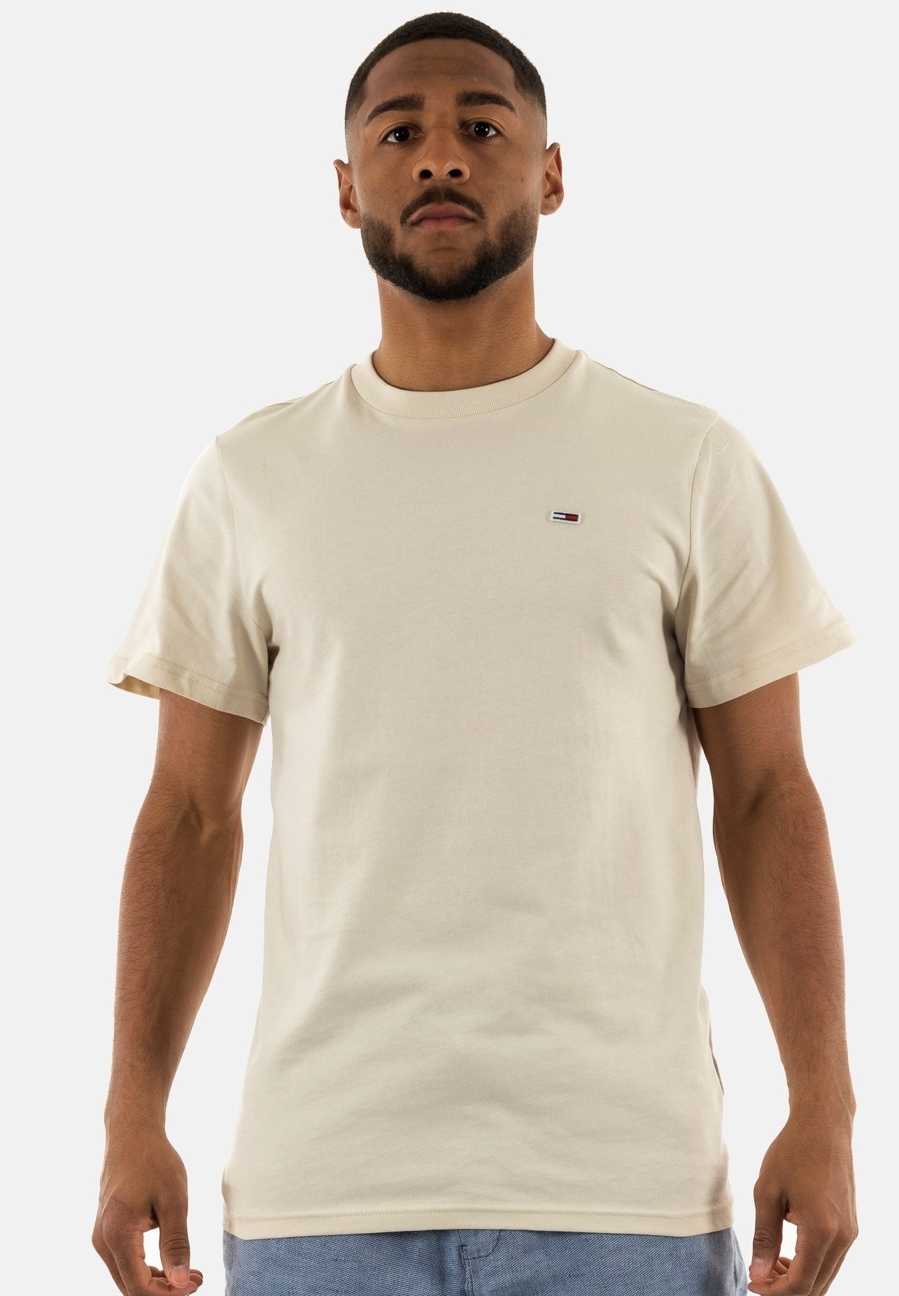T Shirt Tommy Zalando Tommy Hilfiger Basic T-shirt Beige Zalando