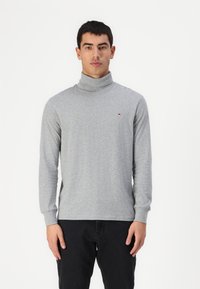 Tommy Jeans - TURTLE NECK - Džemperis - grey Miniatiūros vaizdas 1