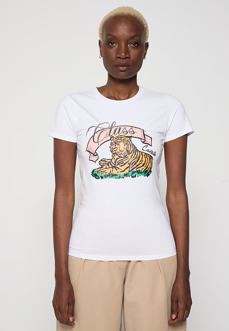 Cavalli Class T-shirt print wit Cavalli Class T-shirt print wit