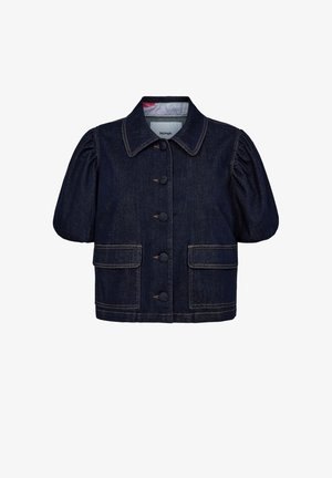 Nümph, NUALETTA SS SHIRT - Chemisier - dark blue denim