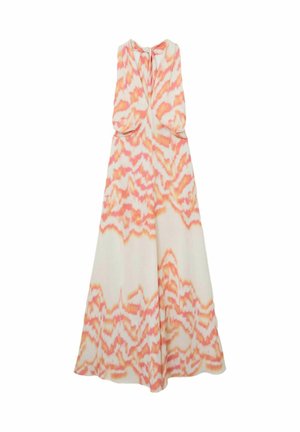 Reiss, REGULAR FIT - LEANNE PRINTED HALTERNECK MAXI DRESS - Robe longue - coral orange