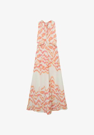 Reiss, REGULAR FIT - LEANNE PRINTED HALTERNECK MAXI DRESS - Maxikleid - coral orange