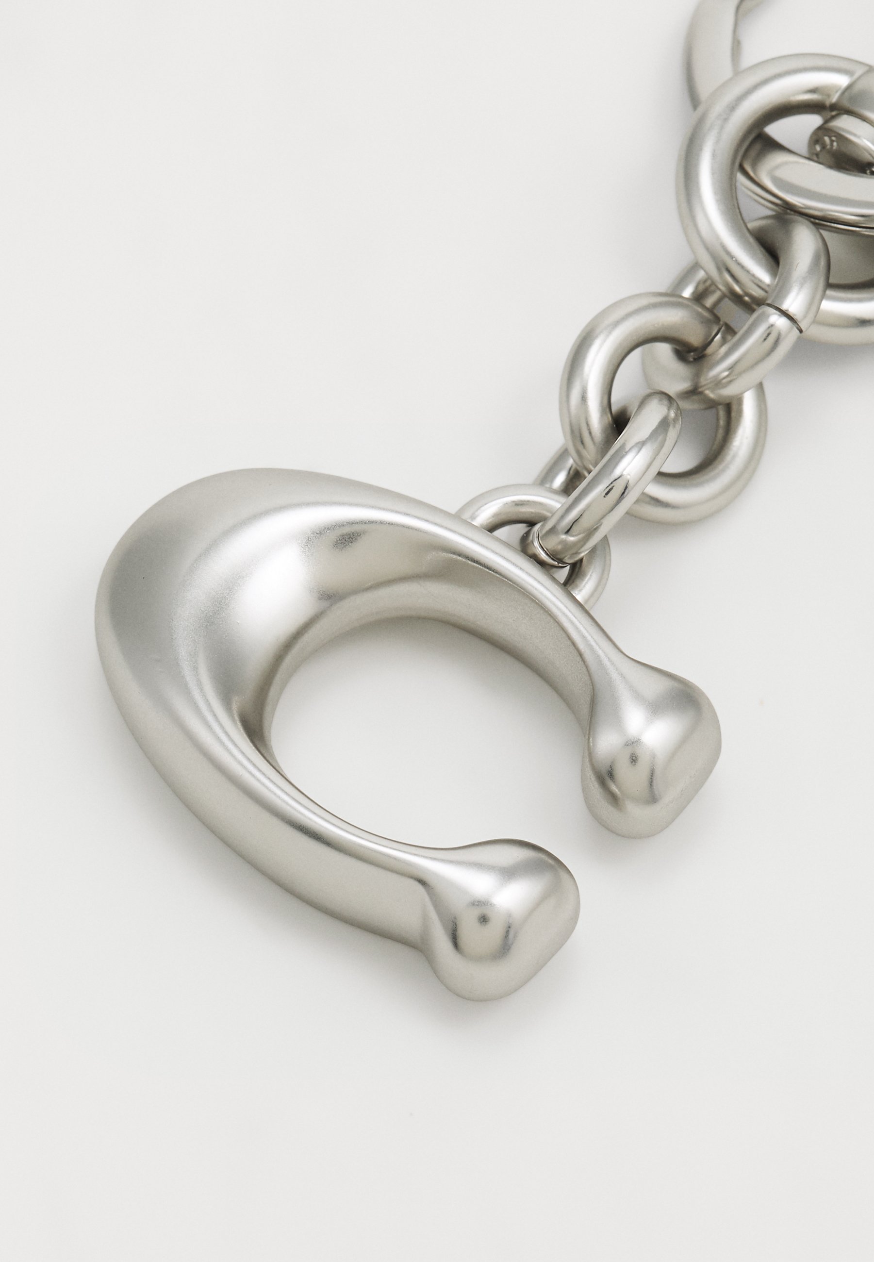 希少✨COACH Bag Charm Keychain Signature COACH SIGNATURE BAG CHARM - Keyring - silver-coloured