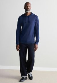 Next REGULAR FIT SIGNATURE - Bluză de molton - blue