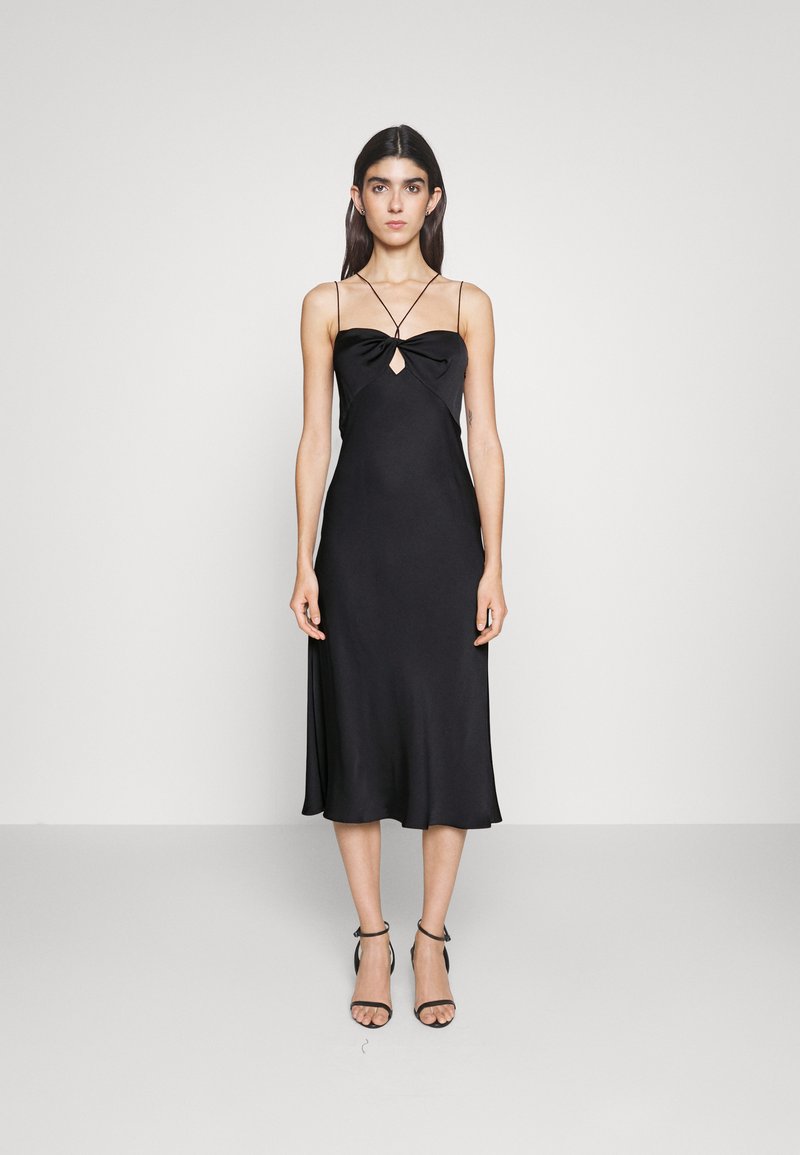 Calvin Klein MICRO STRAP TWIST SLIP DRESS - Cocktail dress / Party ...