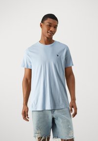 Abercrombie & Fitch ICON CREW TEE 3 PACK  - Tricou basic - black/light blue/dark blue