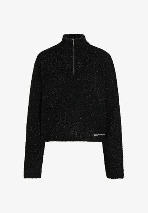Karl Lagerfeld Jeans, KLJ FLUFFY KNIT SWEATER - Πουλόβερ - black