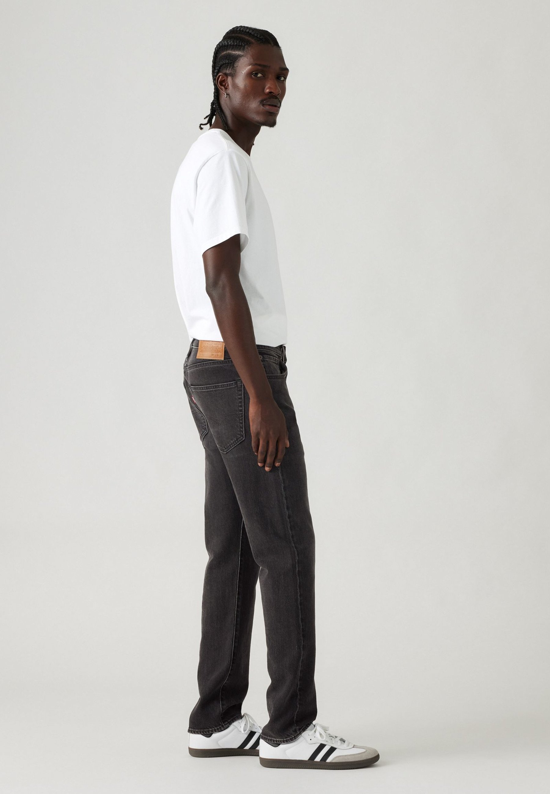 Levi's® 502® TAPER - Jeans Tapered Fit - space walk/zwart denim