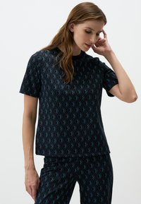 GEOMETRIC - T-shirt print - dark blue