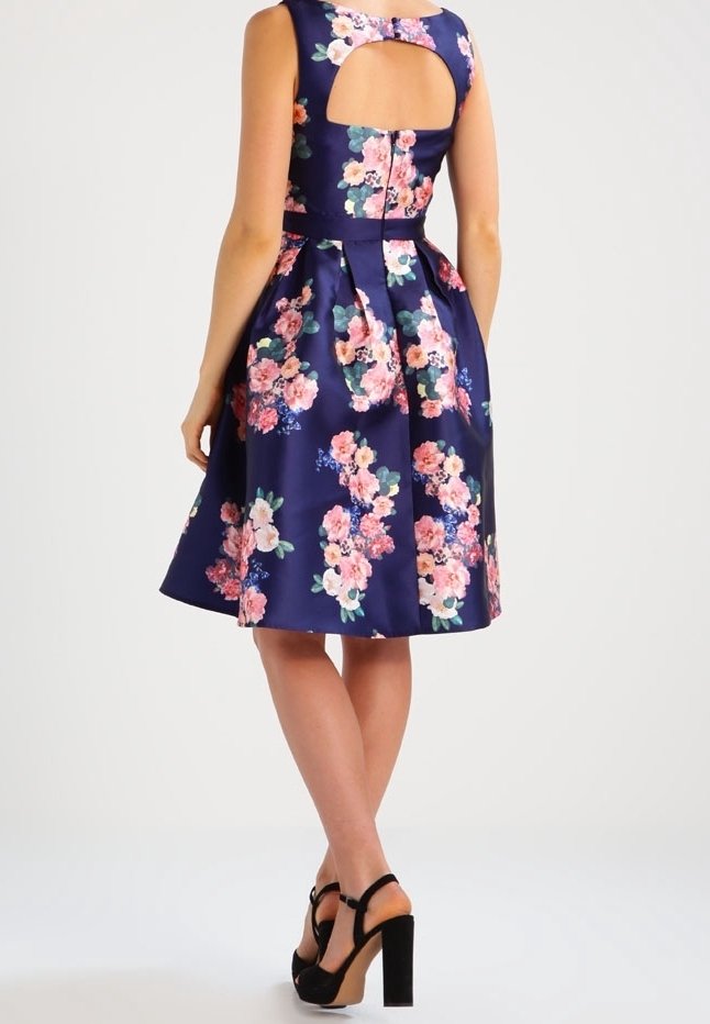 Top chi chi london navy blue tea dress Shop