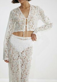 NA-KD Bleistiftrock - cream