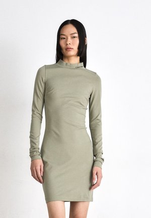 LOGO MILANO DRESS - Shift dress - nordic dust