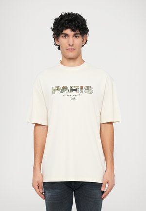 TRAIN GRAPHIC SERIES TEE CITIES - Camiseta estampada - vanilla ice