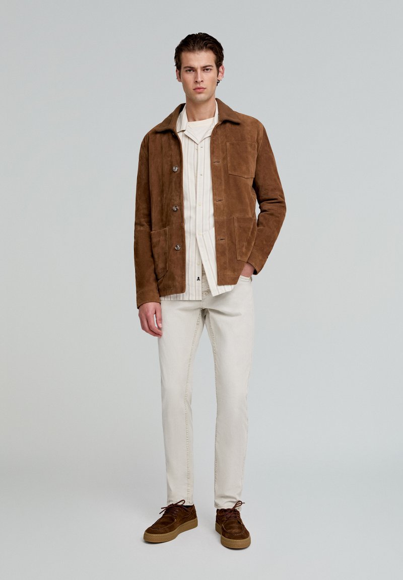 Scalpers NOS FIVE POCKETS  - Jean slim - stone