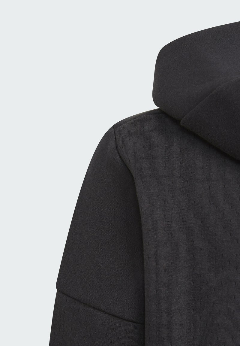 Adidas Performance B Z N E Full Zip Hd Z N E Sports Loose Track Top Hoodie Sweatjakke Black Antrasitt Zalando No