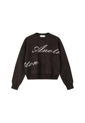 Another Cotton Lab, SIGNATURE KNIT SWEATER - Pullover - chocolate