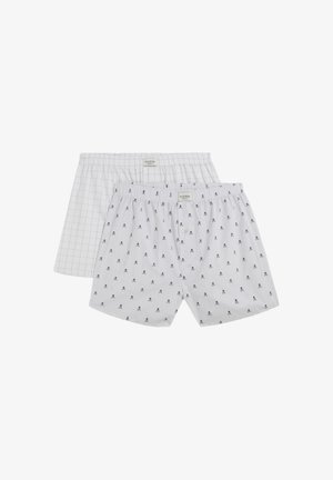 Scalpers, SCALPERS PACK SKULL BOXER 2 PACK - Boxers - white