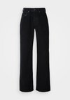 MIA MID RISE RELAXED STRAIGHT LEG BLACK JEANS - Brīva piegriezuma džinsi - denim black