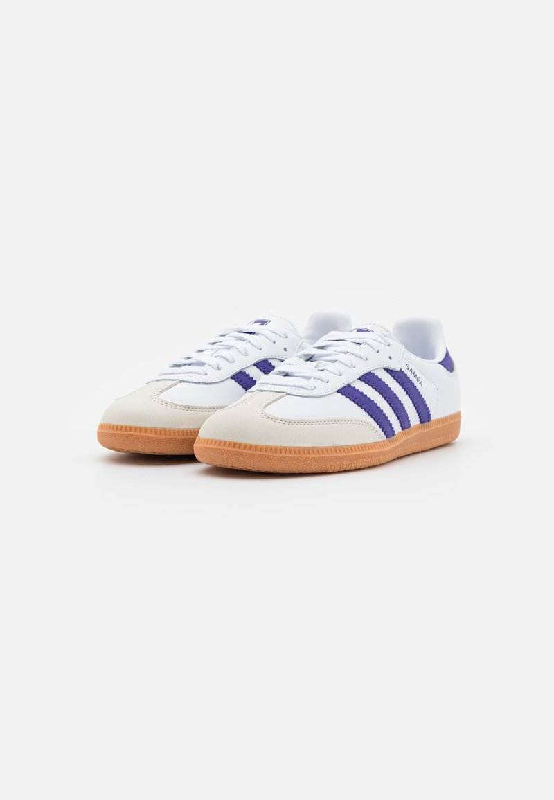 adidas Originals SAMBA OG - Trainers - footwear white/energy ink/off white/ white - Zalando.ie