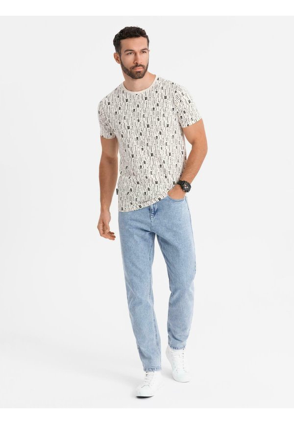 3 PACK - T-Shirt print - cream